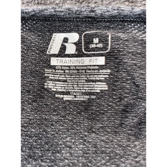 Russell Shirt Men's Medium Training Fit Pull Over 3 Button‎ Long Sleeve - Picture 3 of 8